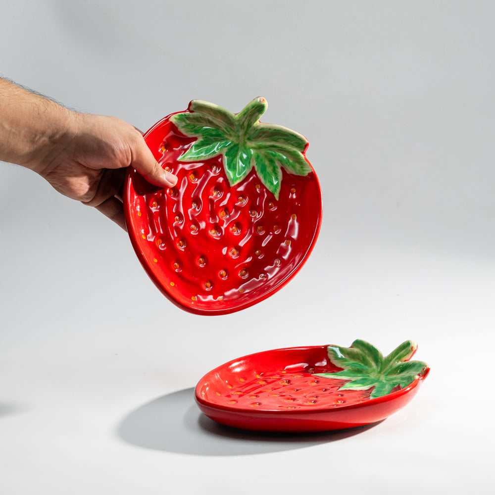 Strawberry Plate | Single Piece