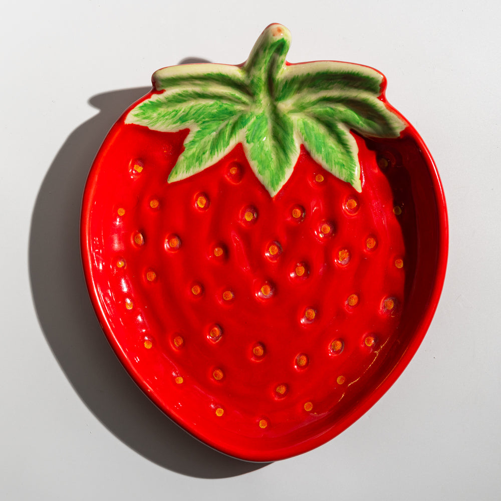 Strawberry Plate | Single Piece