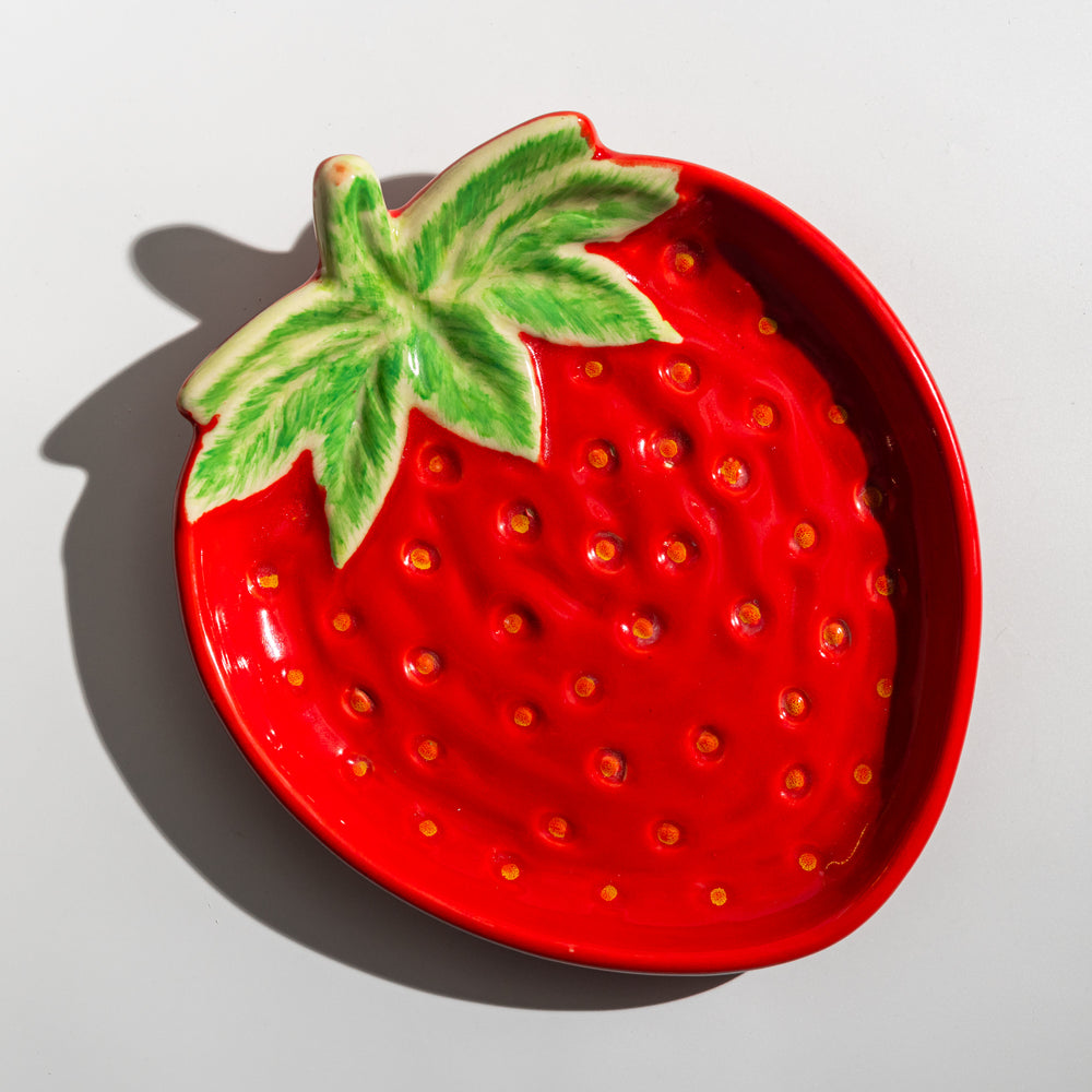 Strawberry Plate | Single Piece
