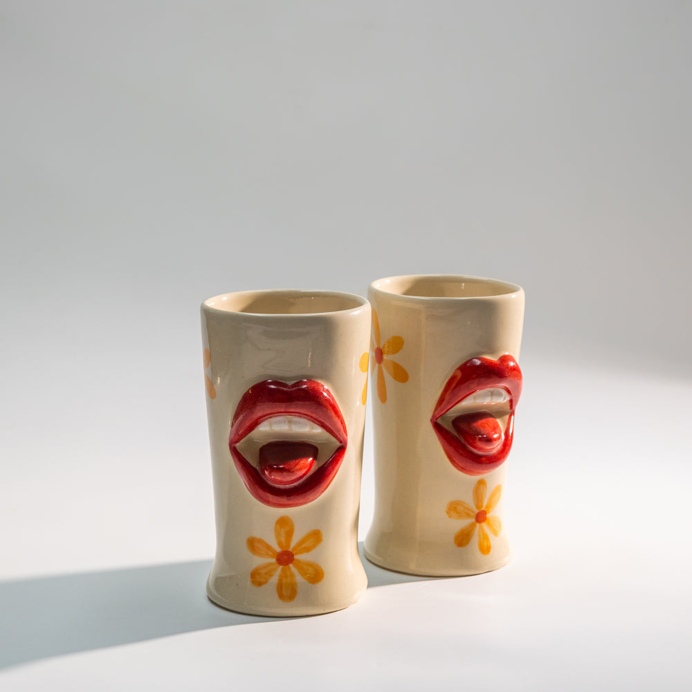 Fresh Daisy — Beer Tumbler | Set of 2