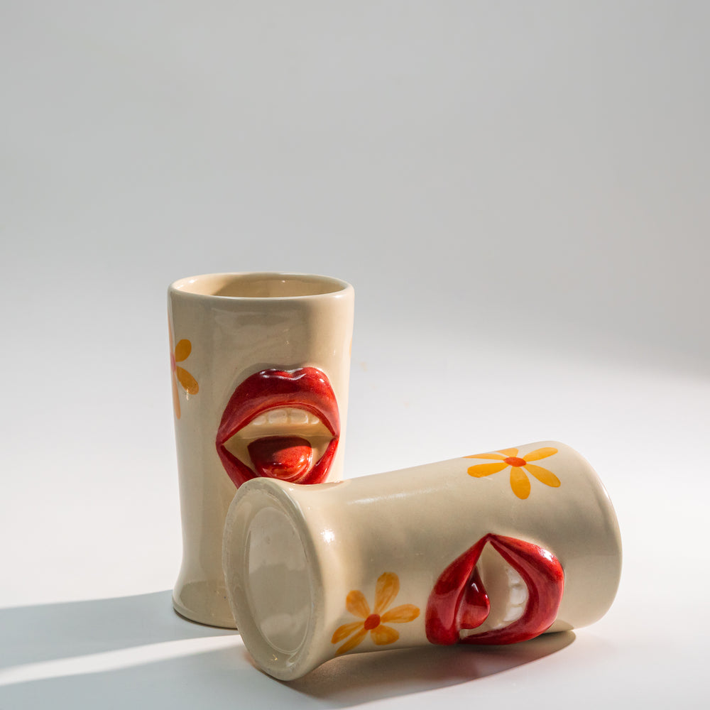 Fresh Daisy — Beer Tumbler | Set of 2